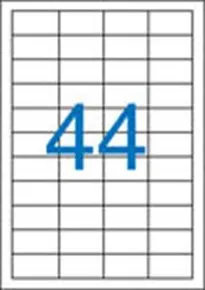 Etykieta, ILC, 48,5 x 25,4 mm, cztery rzędy, 4400 szt./opak., VICTORIA